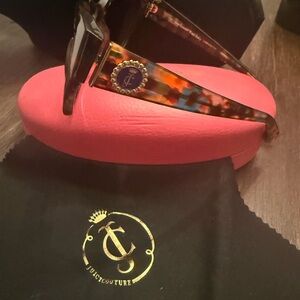Y2K Vintage Juicy Couture I SPY  mosaic Multicolor Sunglasses CASE and cloth